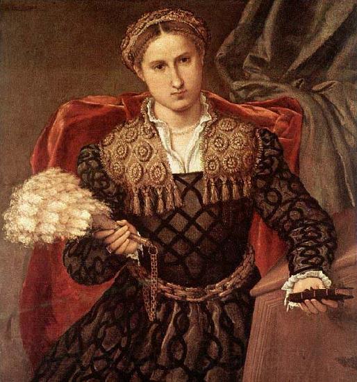 Lorenzo Lotto Portrait of Laura da Pola Spain oil painting art